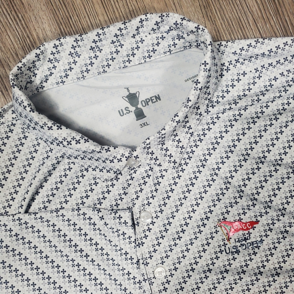LACC 123rd US Open Golf Polo Shirt Mens 3XL Geometric Las Angeles Country Club